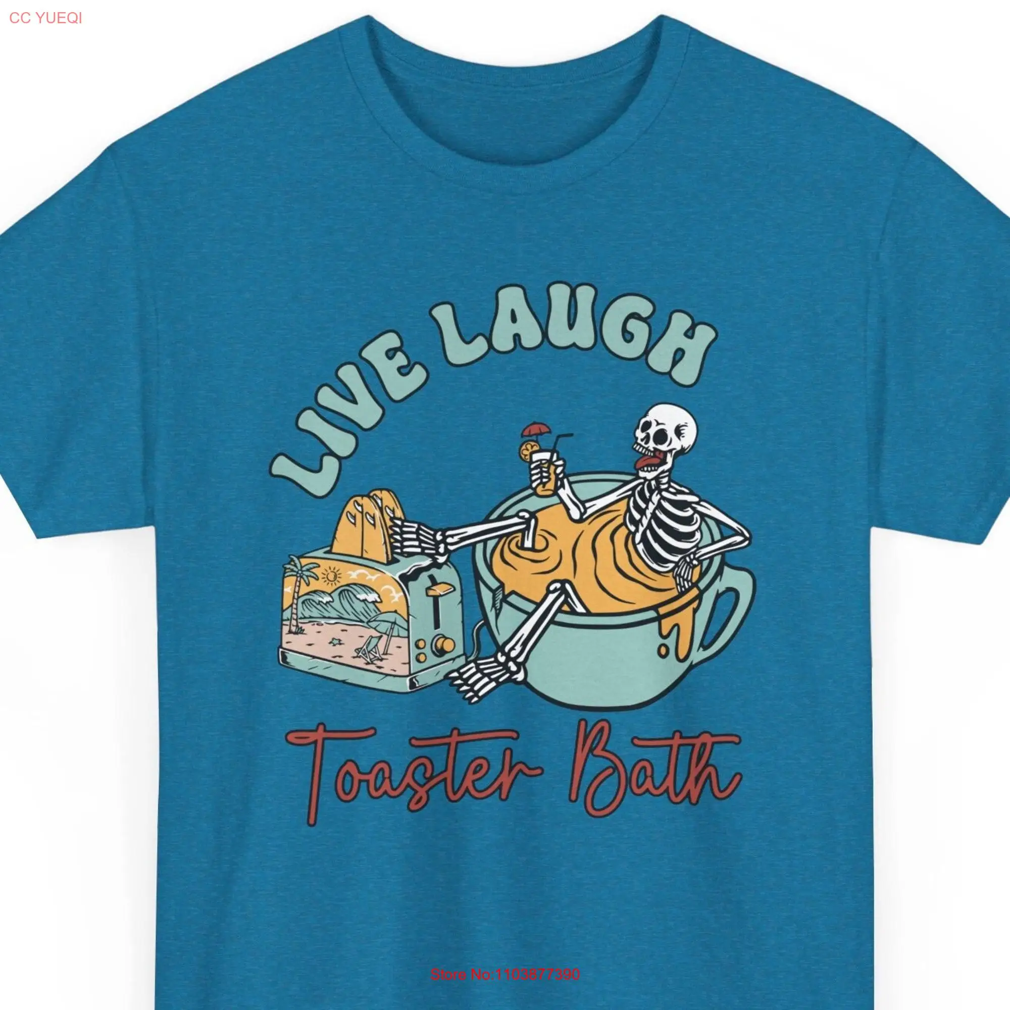 Живой смех тостер ванная футболка для ее темного юмора смешные цитаты милые