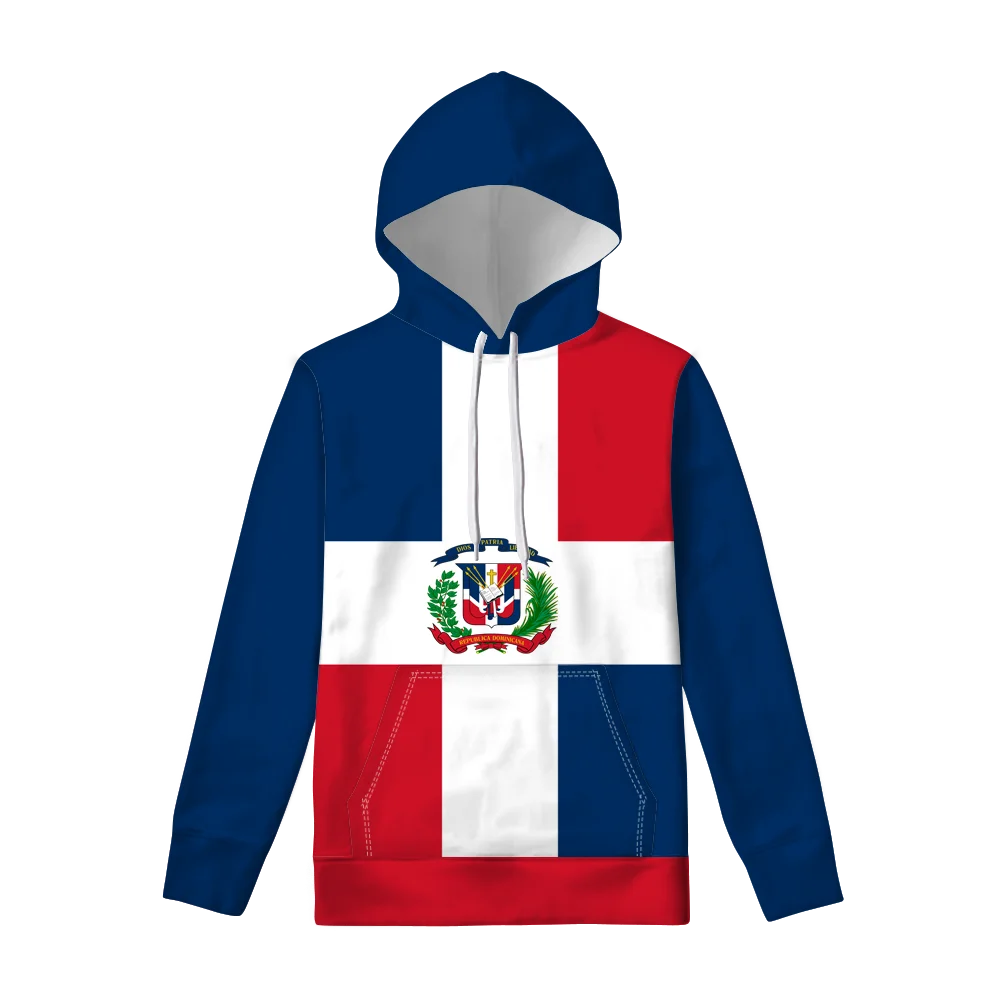 

Dominica Male Hoodie Custom Name Number Dma Sweatshirt Nation Flag Spanish Dominican Dominicana Republic Print Photo Clothing