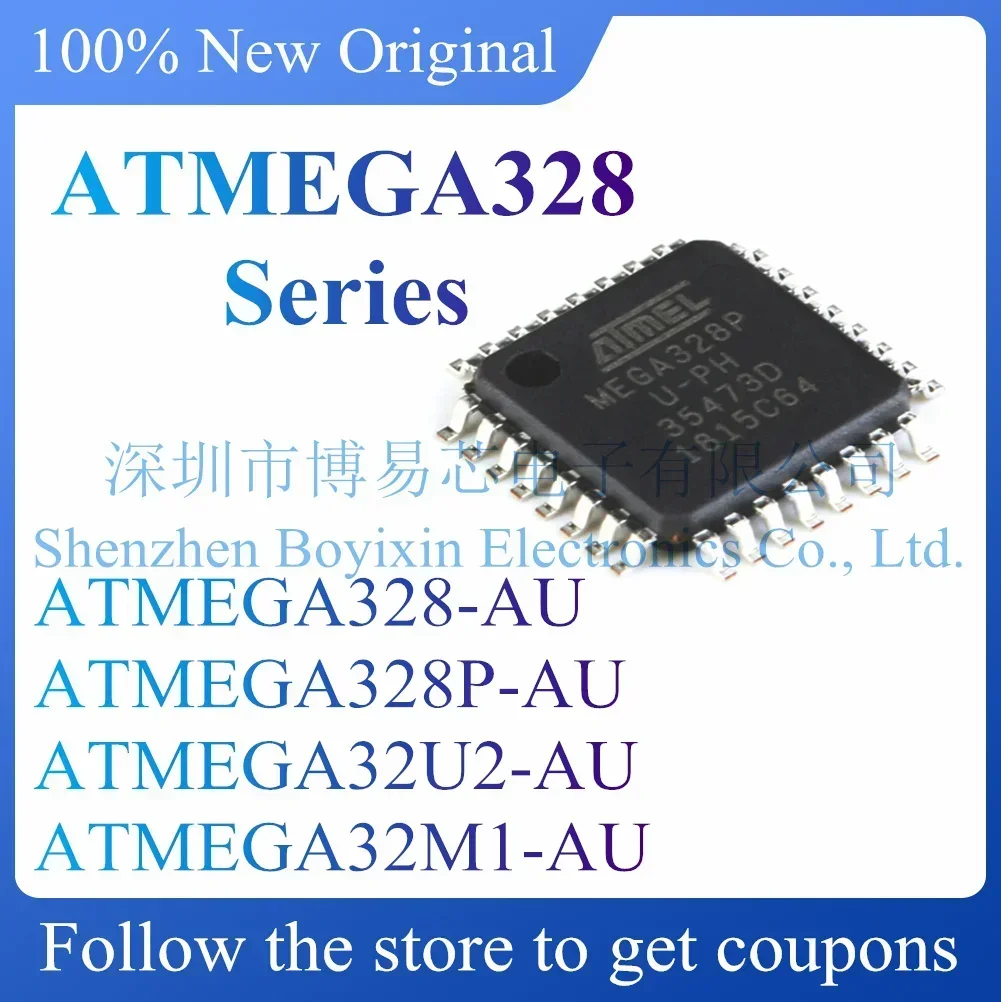 NEW ATMEGA328-AU ATMEGA328P-AU ATMEGA32U2-AU ATMEGA32M1-AU.Original Product
