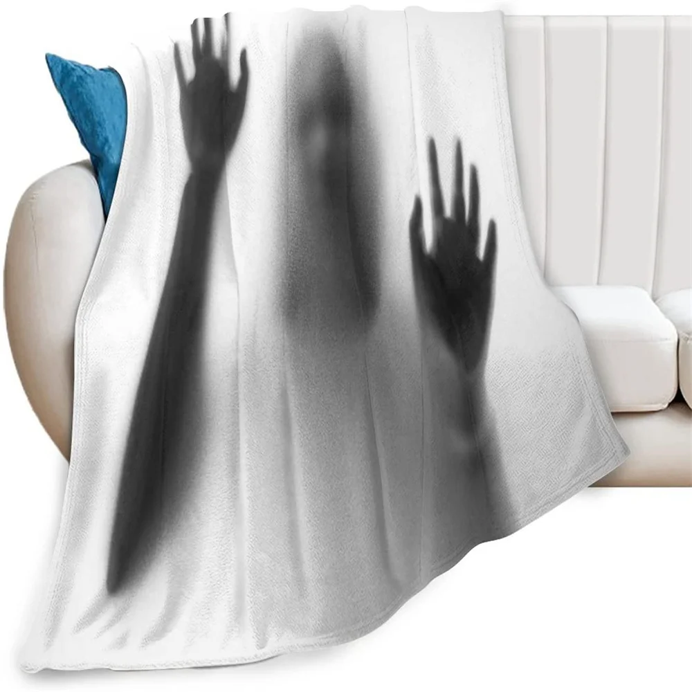 

Silhouette Blanket,Ultra Soft Flannel Fleece Blanket Stylish Bedroom Living Room Sofa Warm Blanket for Family
