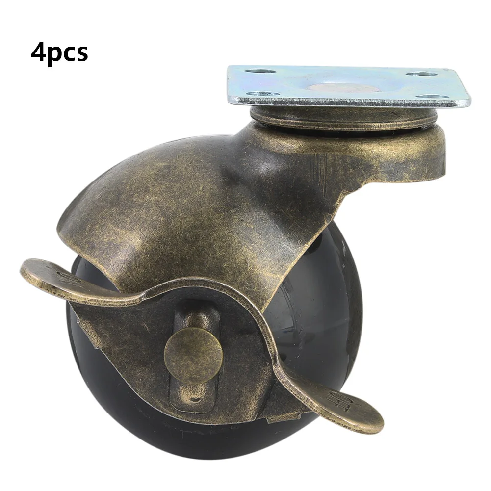 

4 pcs 2inch Office Furniture Swivel Top Plate Hooded Ball Caster Wheels With Brake 4pcs 4pcs 4pcs 4pcs 4pcs 4pcs
