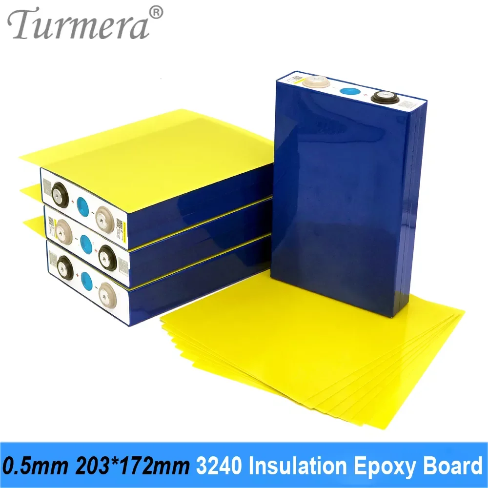 

Turmera 3240 izolacja płyta epoksydowa 0.5mm grubość 203*172mm dla 3.2V 280Ah 320Ah 310Ah 90Ah 12.8V Lifepo4 akumulator Diy w