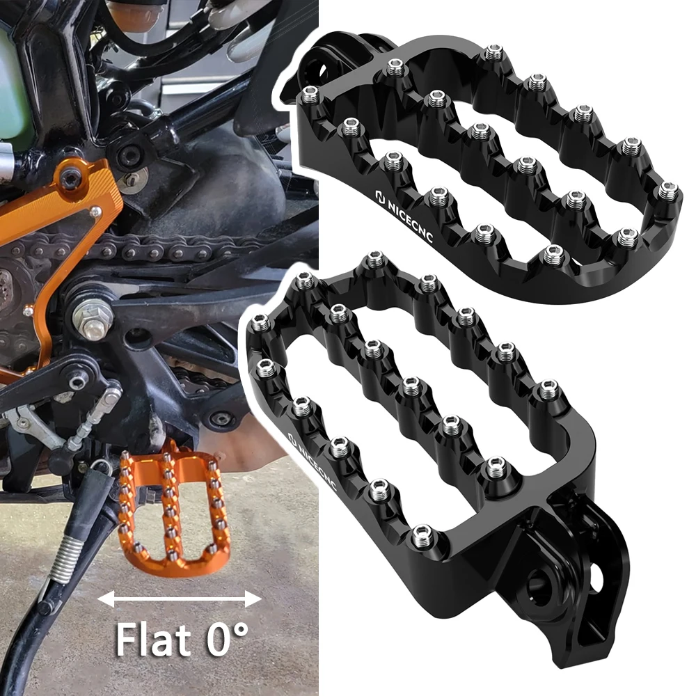 

Кованые подножки для мотоцикла, подножки для KTM Adventure 390 2020 2021 2022 2023 390, приключения, плоские подножки, ножные педали