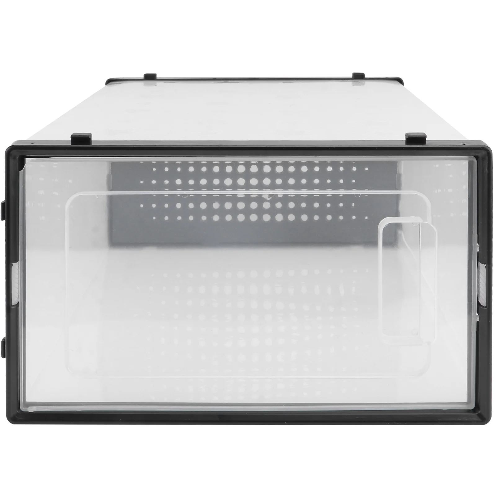 

1pc Transparent Shoe Storage Box Clamshell Type Shoe Box Thickened Shoe Case