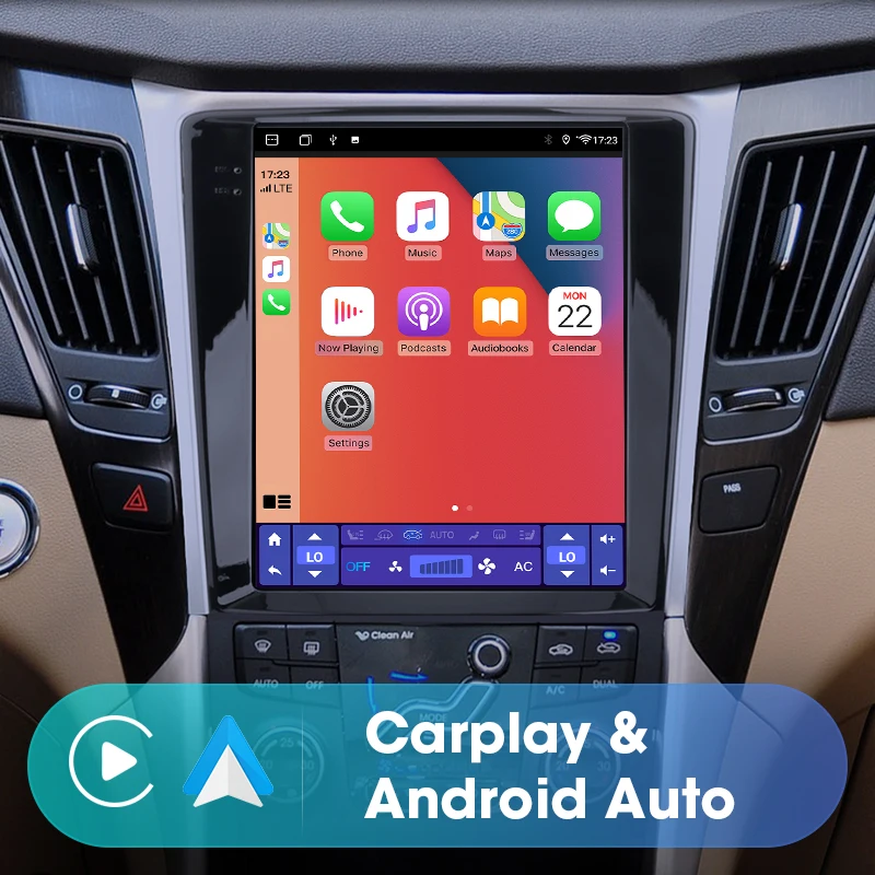 Vtopek 2Din для Hyundai Sonata 2010-2018 4G Android 11 автомобильное Стерео Радио мультимедийный