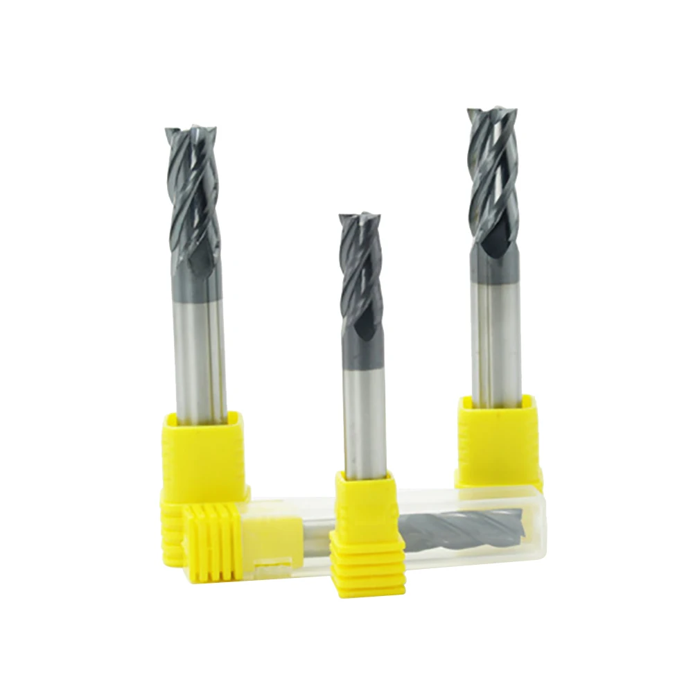 

4 Flute Milling Drill Bit Cutter Carbide End Mill Tool Tungsten Steel 1 to 20mm