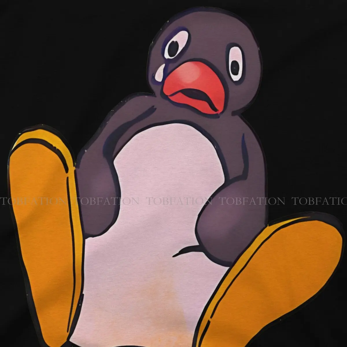 Pingu мультфильм футболка для мужчин Noot Meme мягкие летние толстовки Новинка модный