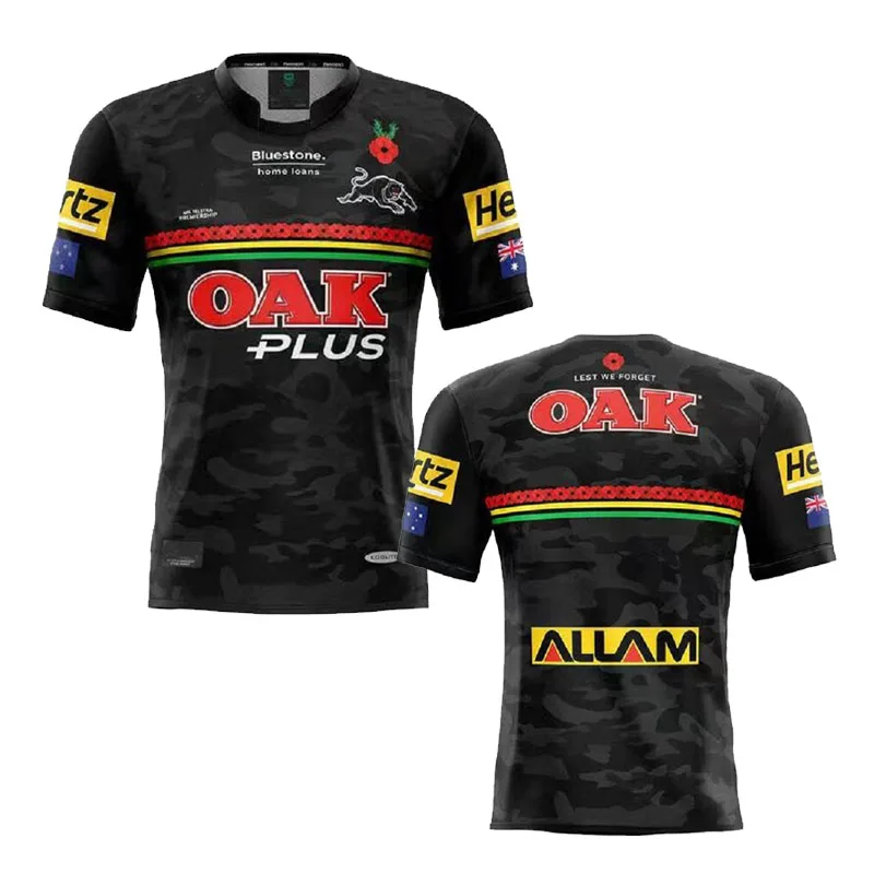 

2022 2023 Premiers Rugby jérsei 2022/23 Penrith Panthers Home Away INDIGENOUS Rugby formação shorts jérsei S--5XL
