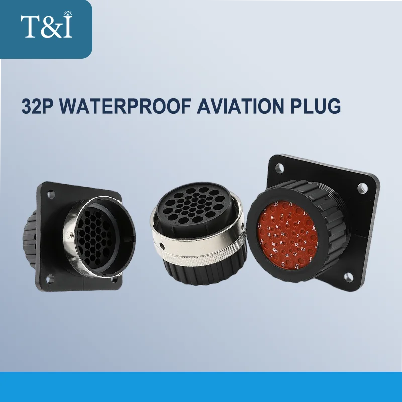 

T&I Itt Series Aviation Plug Terminal Connector 32Pin Male&Female Waterproof 192900-0072 0055 0074 0344