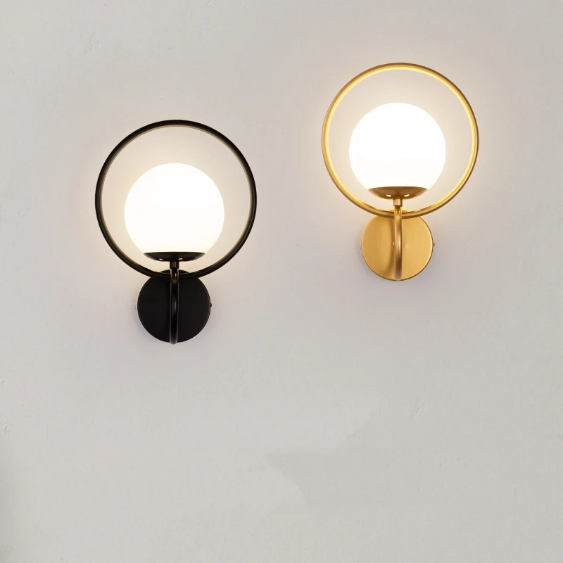 

Light Luxury Modern Wall Lamp AC90-260V Living Room TV Background Wall light Aisle Nordic Master Bedroom Bedside Lamp Decor