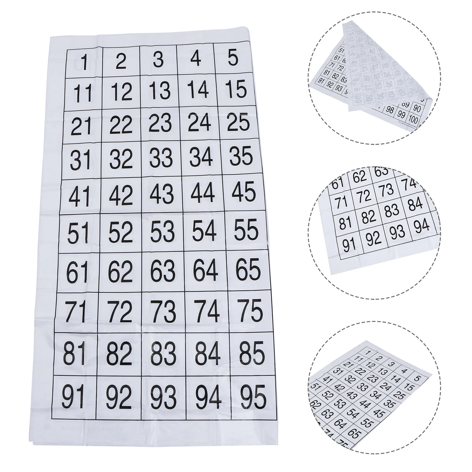 

1- 100 Numbers Posters Hundreds Table Educational Poster Numbers Chart Preschool Toys Plaything Home Wall