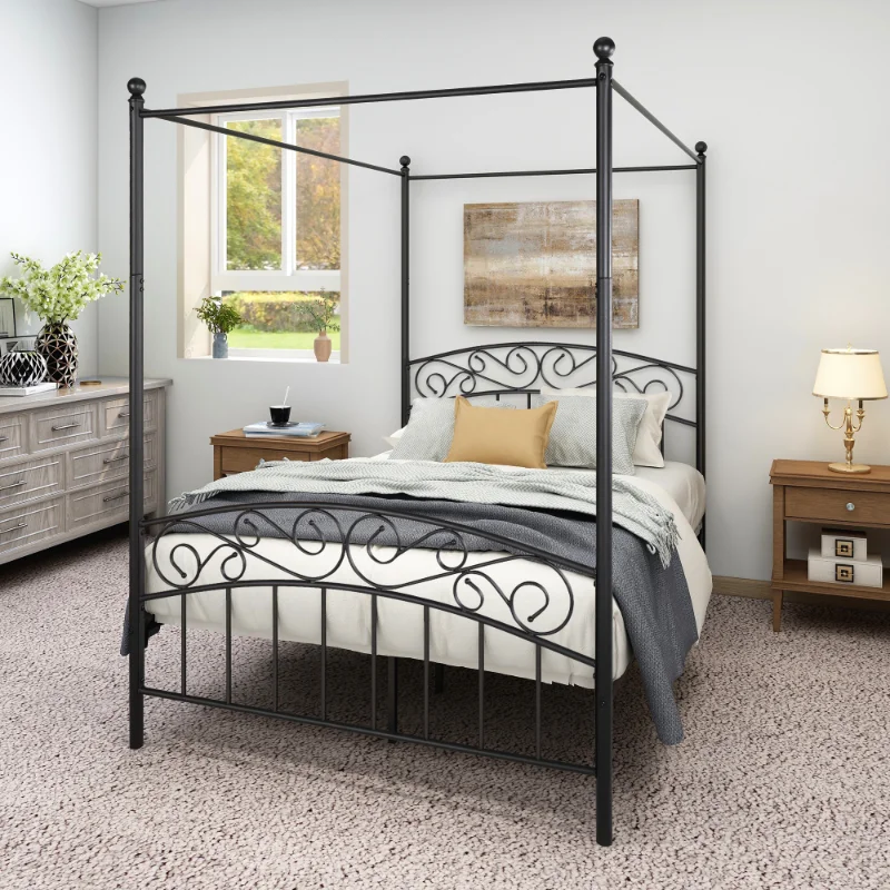 With Ornate European Style Headboard & Footboard Perfectly Fits Your Mattress Easy Diy