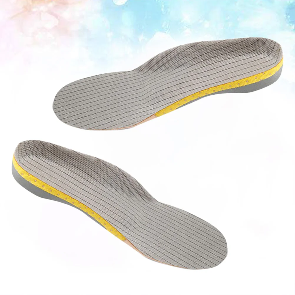 

1 Pair Feet Arch Support Insoles Orthotic Feet Cushion Pads Care Insoles Sports Protection Mats for Men Adults (Size S,