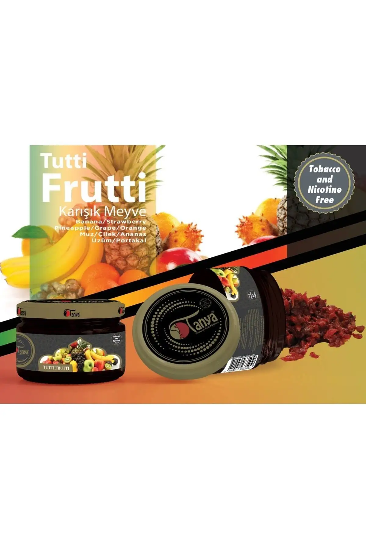 

TANYA черный серийный кальян 250 граммов смешанные фрукты взорвались ее антистресс аниме