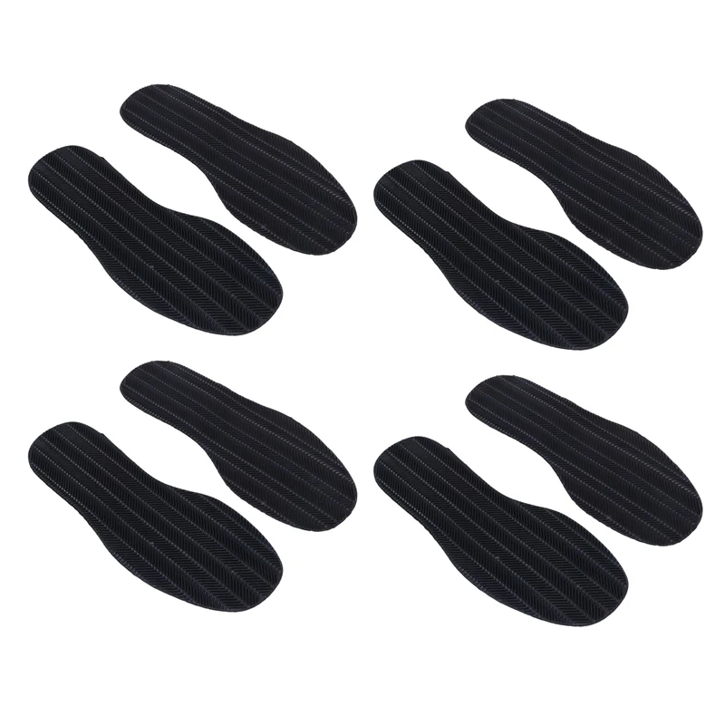 

JFBL Hot 4 Pair DIY Stick On Full Soles Heel Palm Shoe Repair Anti-Slip Grip-Rubber Pads - 29X11.5X0.2Cm