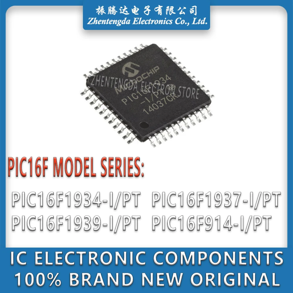 

PIC16F914-I/PT PIC16F1934-I/PT PIC16F1937-I/PT PIC16F1939-I/PT PIC16F914 PIC16F1934 PIC16F1937 PIC16F1939 PIC IC MCU Chip