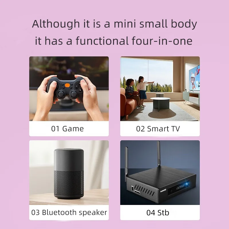 Touyinger K1W Портативный проектор Android Wifi 3D Мини для домашнего кинотеатра Поддержка 4K