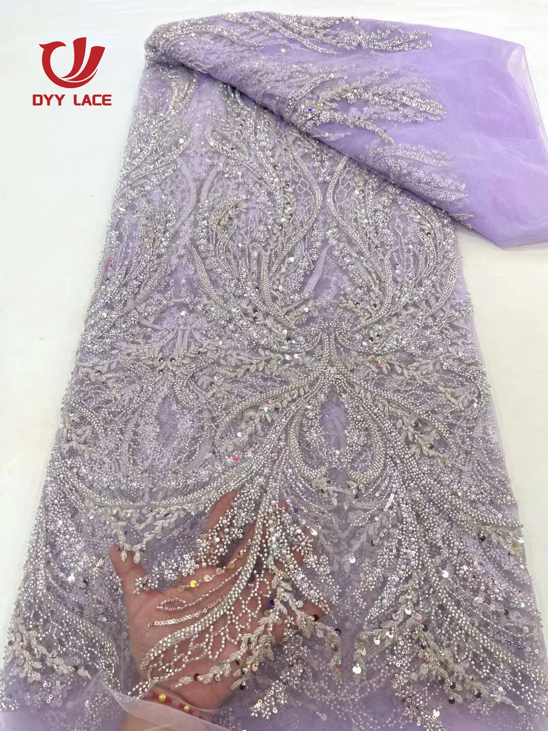 Новейшая африканская кружевная Сетчатая Ткань 5 ярдов 2024 высококачественный