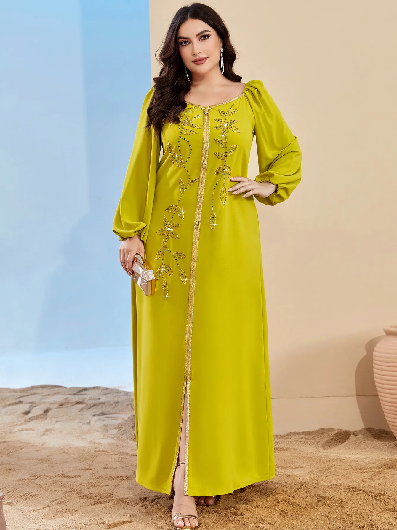 Рамадан Ид Абая Дубай Турция Ислам Арабское Мусульманское Платье Абаи Для Женщин