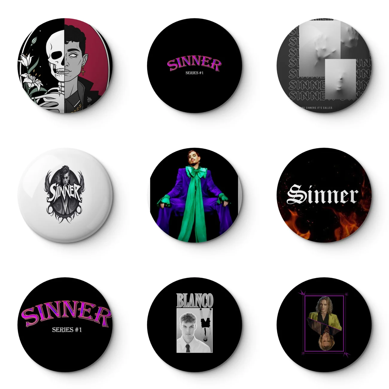 Мягкая булавка для пуговиц Duality Adam Sinner And Winner настраиваемая металлическая декора