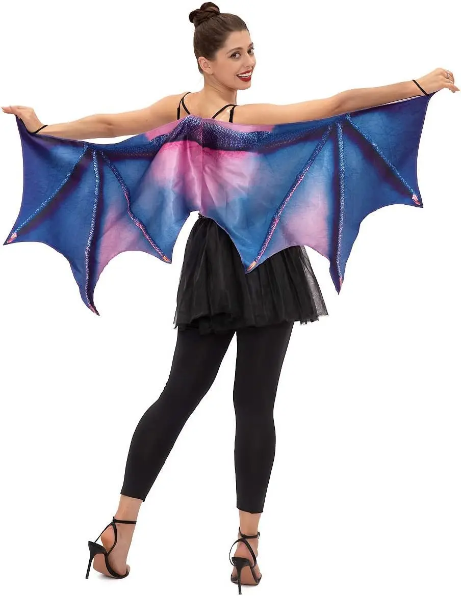 

Крылья для костюма IOOTIANY зелёно-фиолетовые