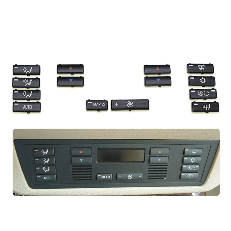 Для BMW E39 E53 525I 530I 540I M5 X5 14 Кнопка чехол для ключа автомобильный Кондиционер A/C