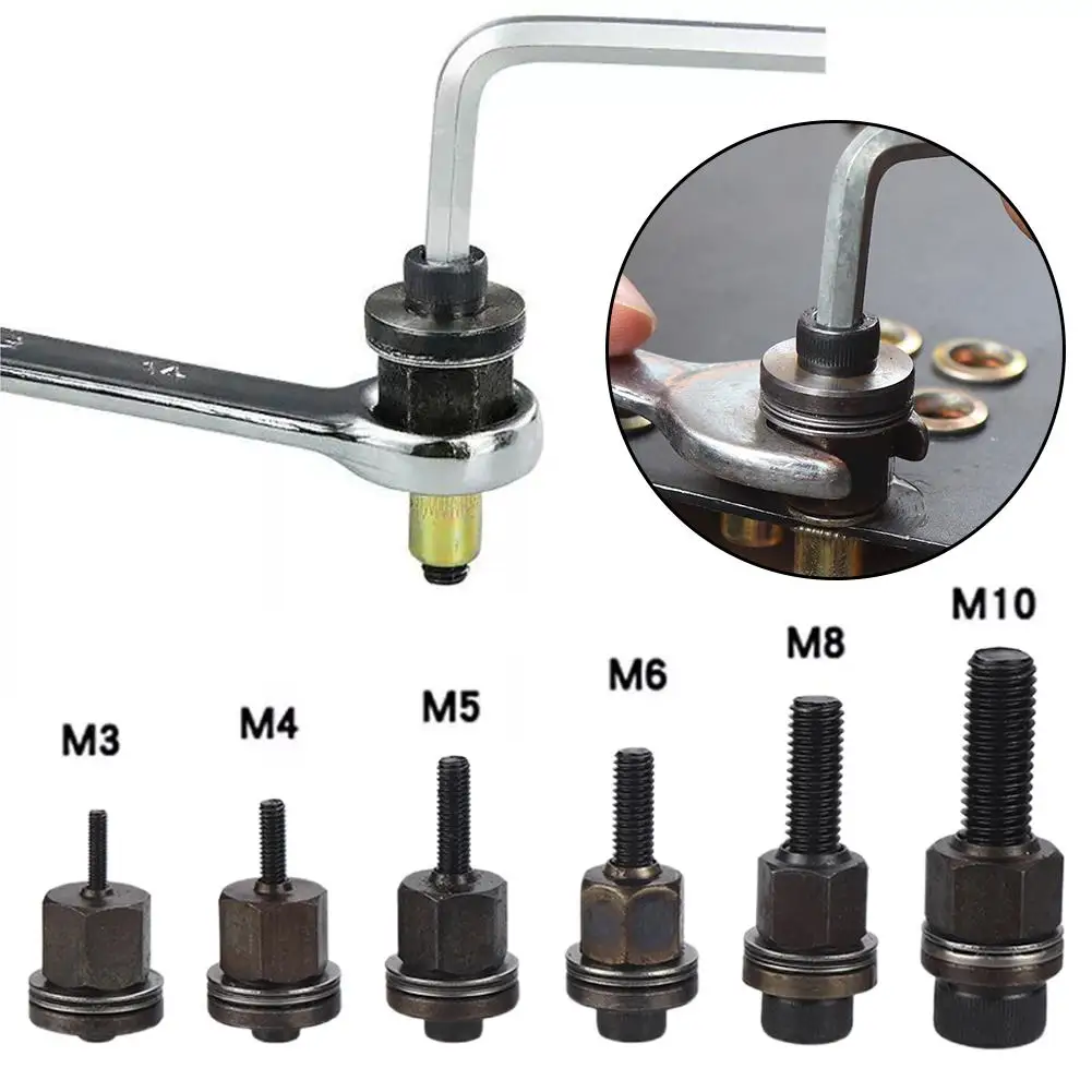21 шт. инструменты для заклепок и гаек ручная заклепка гайка простая установка