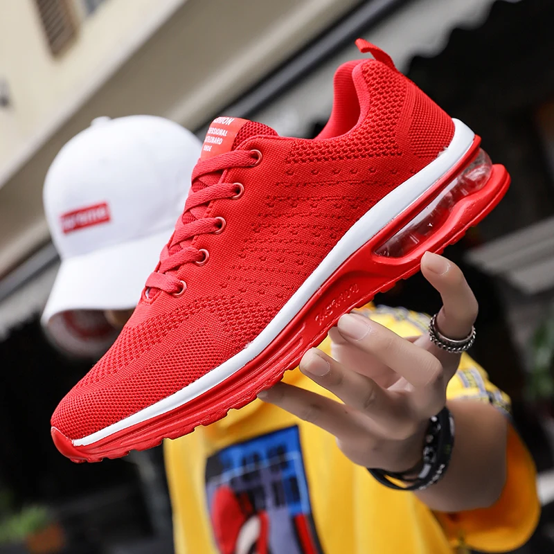 JIEMIAO Running Shoes Mesh Breathable Outdoor Men Sneakers Man Sport Casual Jogging Shoes Women Athletic Walking Footwear