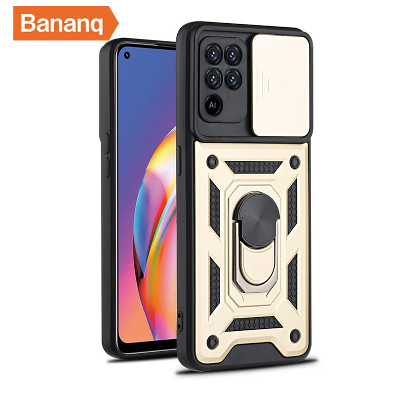 

Bananq Shockproof Armor Case For OPPO Realme 8i 9i 9 5 8 V13 Q3 C11 C12 C25 C15 C21Y Pro Plus 5G Narzo 20 Lens Protection Cover