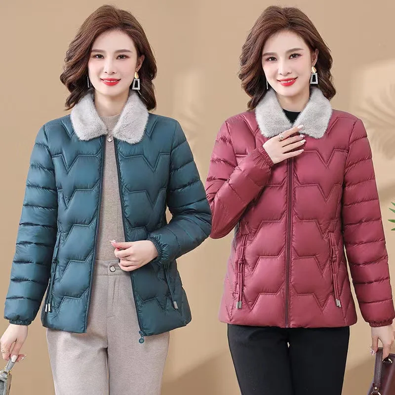 

Winter Parkas Puffer Coat Woman Jackets Warm Parka 2023 New Female Overcoats Jacket Cotton Clothing Loose Bread Outerwear