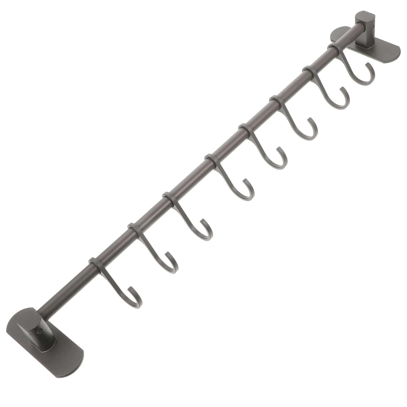 

Rack Kitchen Hanger Utensil Wall Hooks Rail Mounted Hook Hanging Holder Pot Coat Towel Storage Racks Row Doorkey Mug Spatula