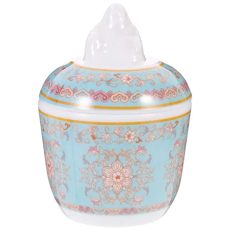 

Soup Bowl with Lid Melamine Stewing Pot Household Exquisite Food Container