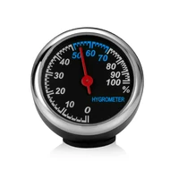 2022 new mini car automobile digital clock auto watch automotive thermometer hygrometer decoration ornament clock drop shipping