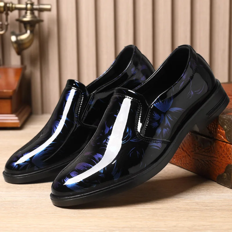 

New Leather Shoes Men Breathable Formal Dress Shoes Luxury Business Oxford Male Office Wedding Flats Footwear Mocassin Homme