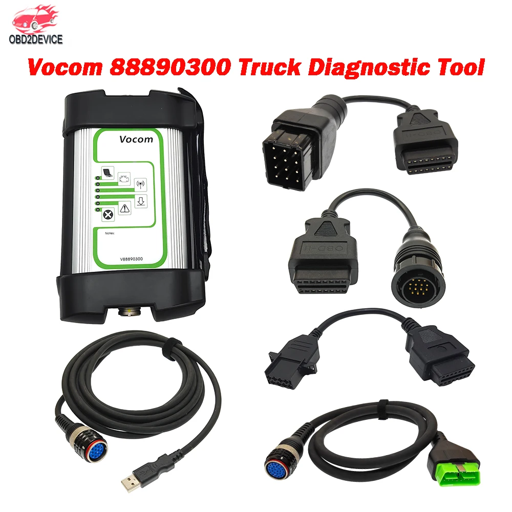 Инструмент для диагностики грузовика Vocom 88890300 PTT2.8.150, программное обеспечение для ремонта грузовика с бесплатной доставкой, запчасти, автомобильные аксессуары