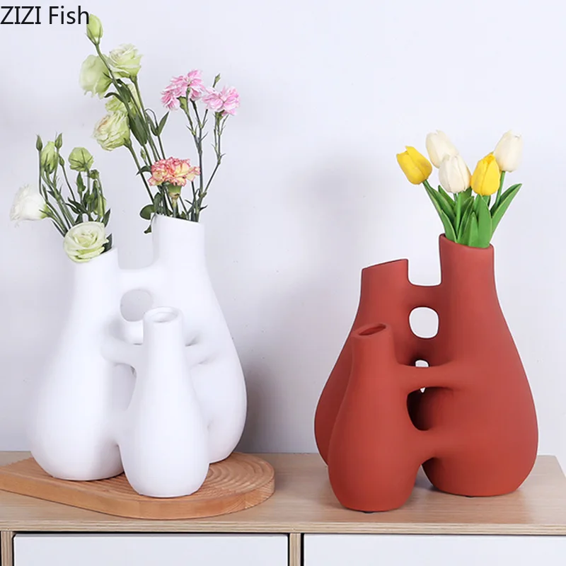 

Европейские креативные керамические цветочные горшки, декоративные вазы, горшки для растений, гидропоника, Цветочная композиция, горшечные растения, цветочные вазы