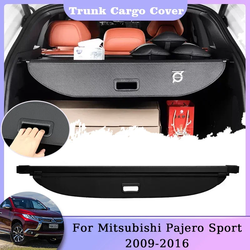 Задняя крышка багажника для Mitsubishi Pajero Sport Montero Shogun Nativa Dakar 2009 ~ 2016 защитная шторка