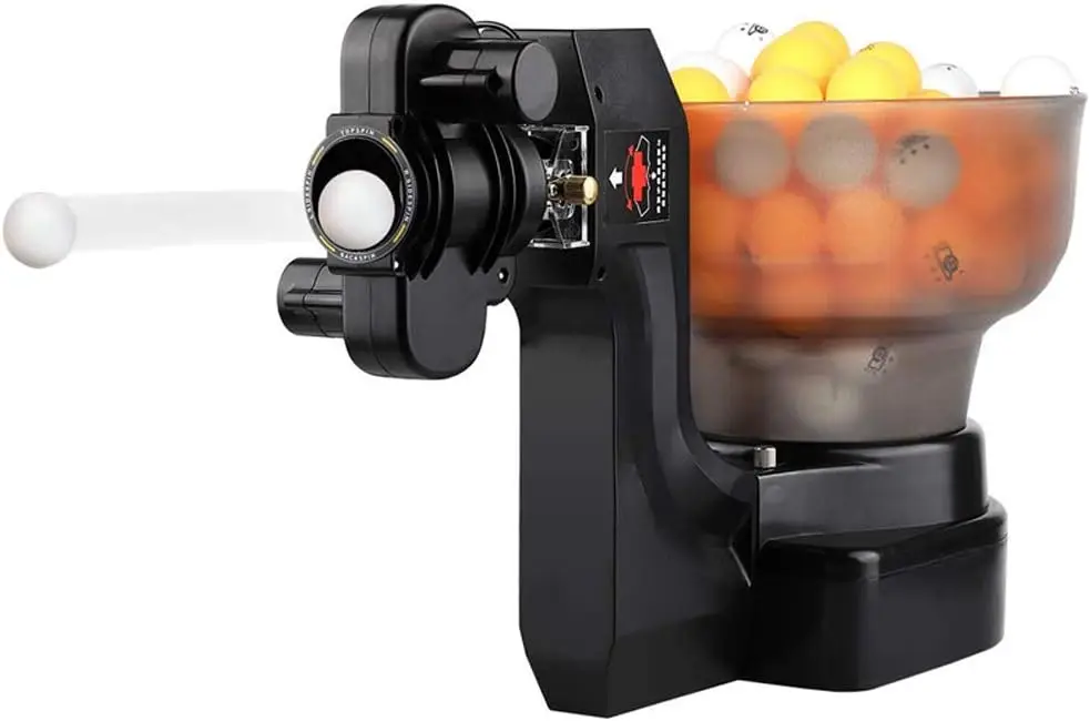 

Робот для настольного тенниса YUEWO, 36 вращений, автоматическая машина для пинг-понга для тренировок, 100 мячей