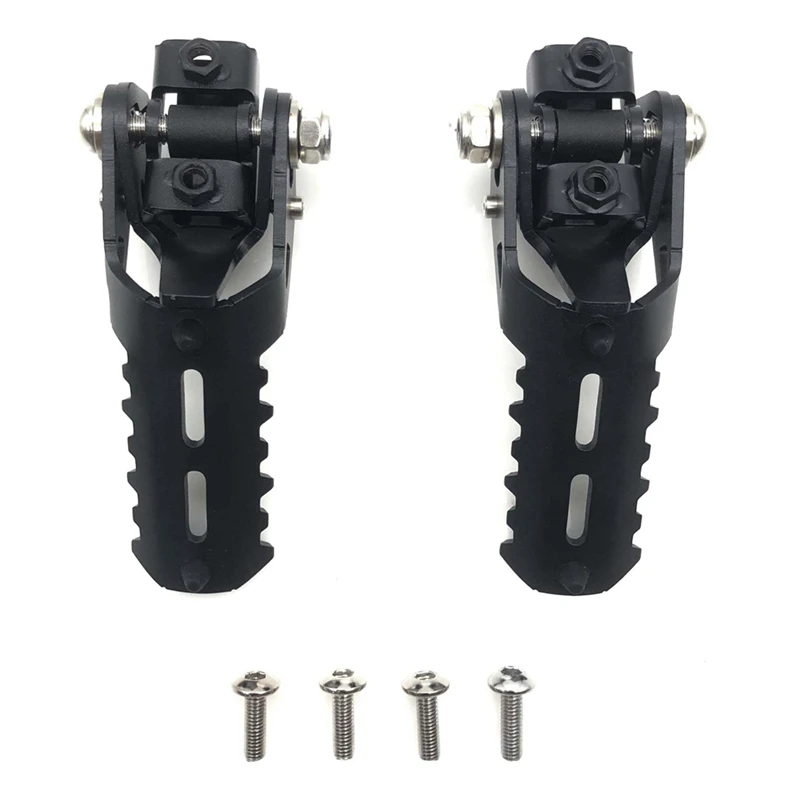 

Motorcycle Front Driver Highway Footrest Folding Footpeg Clamps 22-25Mm For Honda CRF1000L Africa Twin For BMW