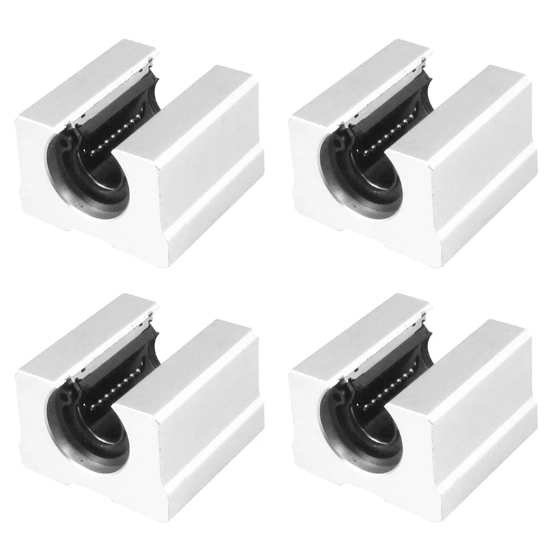 

4Pcs/Lot SBR25UU 25Mm Linear Ball Bearing Block CNC Router Linear Guide 3D