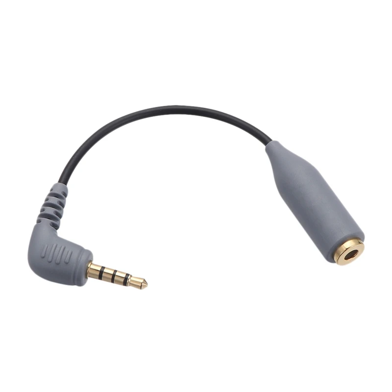 

Hot TTKK By-Cip2D11 Microphone Cable for Rode 3.5mm Trrs Male to Female Trs Adapter for iPad/Smartphones Accessories