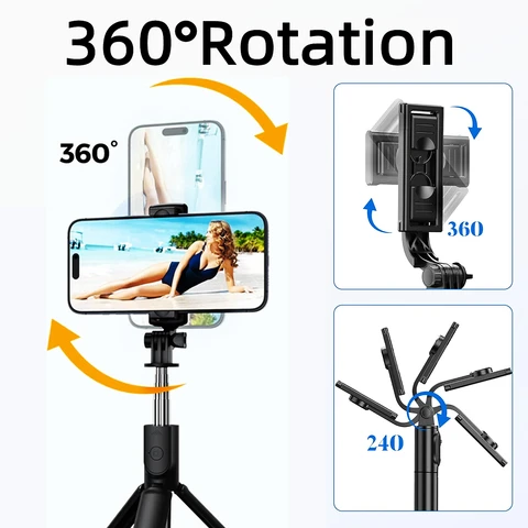 BSLIUFANG 3 в 1, беспроводная Bluetooth-палка для селфи, штатив, монопод, подставка, держатель для телефона, уличный мобильный телефон для путешествий, прямая трансляция