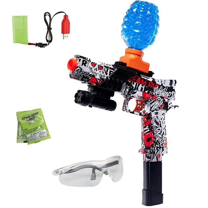 

Gel Ball Blaster Electric Toy Sliding M1911 Shooting Games Ideal Gift for Kids Boys Adult toy gun