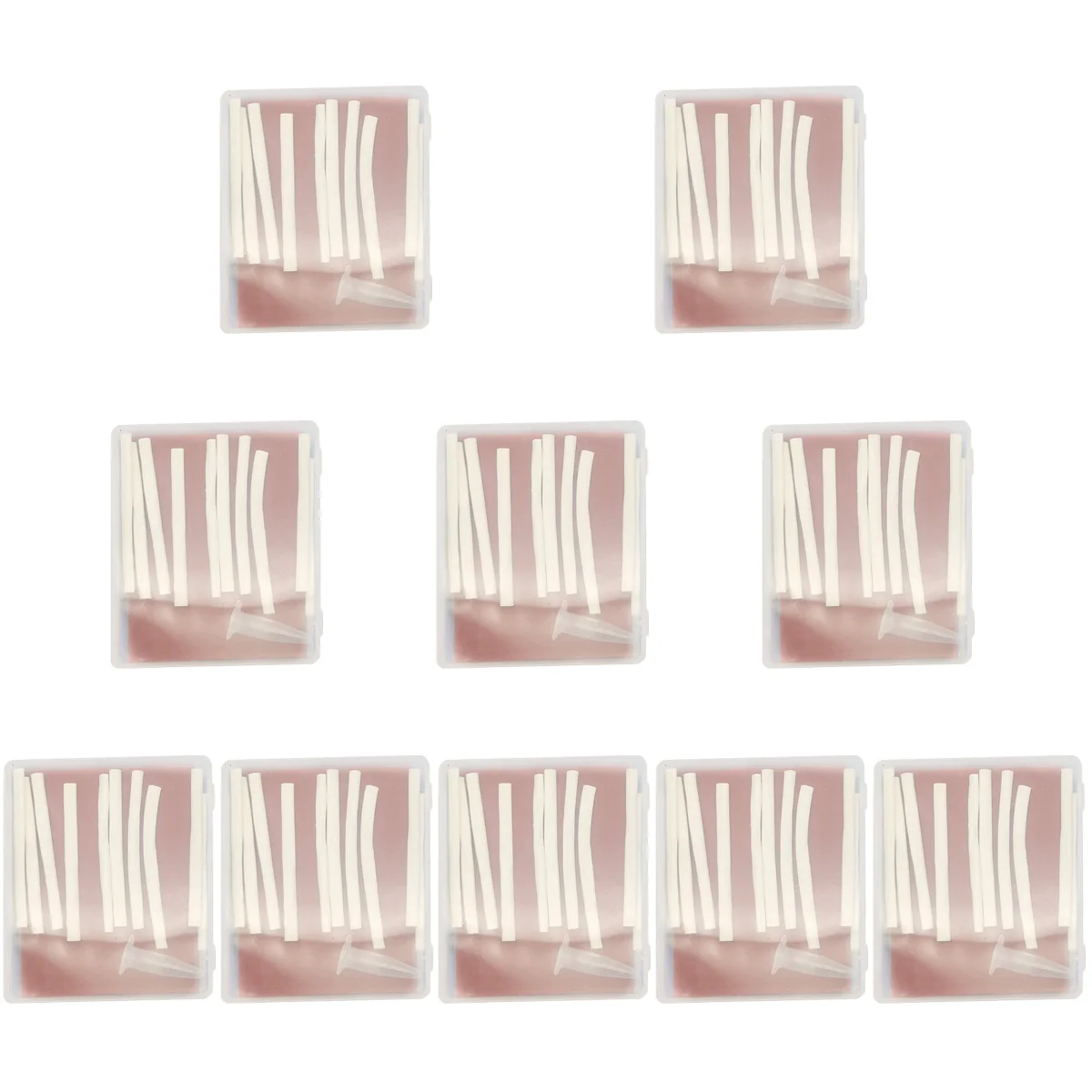 

10 Sets Silicone Mold Container Vascular Surgery Models Mould Blood Vessels Student Training Silica Gel Teaching Aids