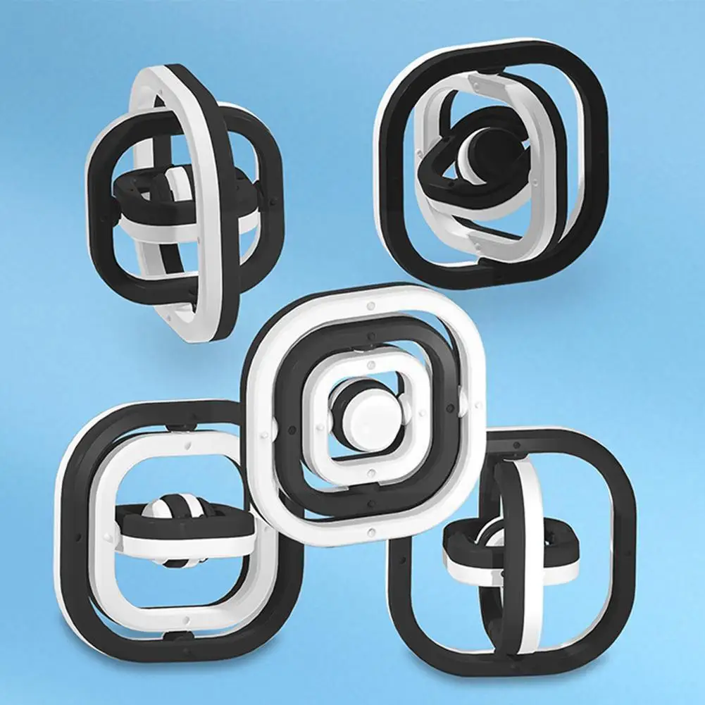 

Новинка, детская забавная 3d флип-Спиннер для пальцев, фиджет-игрушка, отличный подарок, детская игрушка для снятия стресса с рук, гироскоп Y6e2