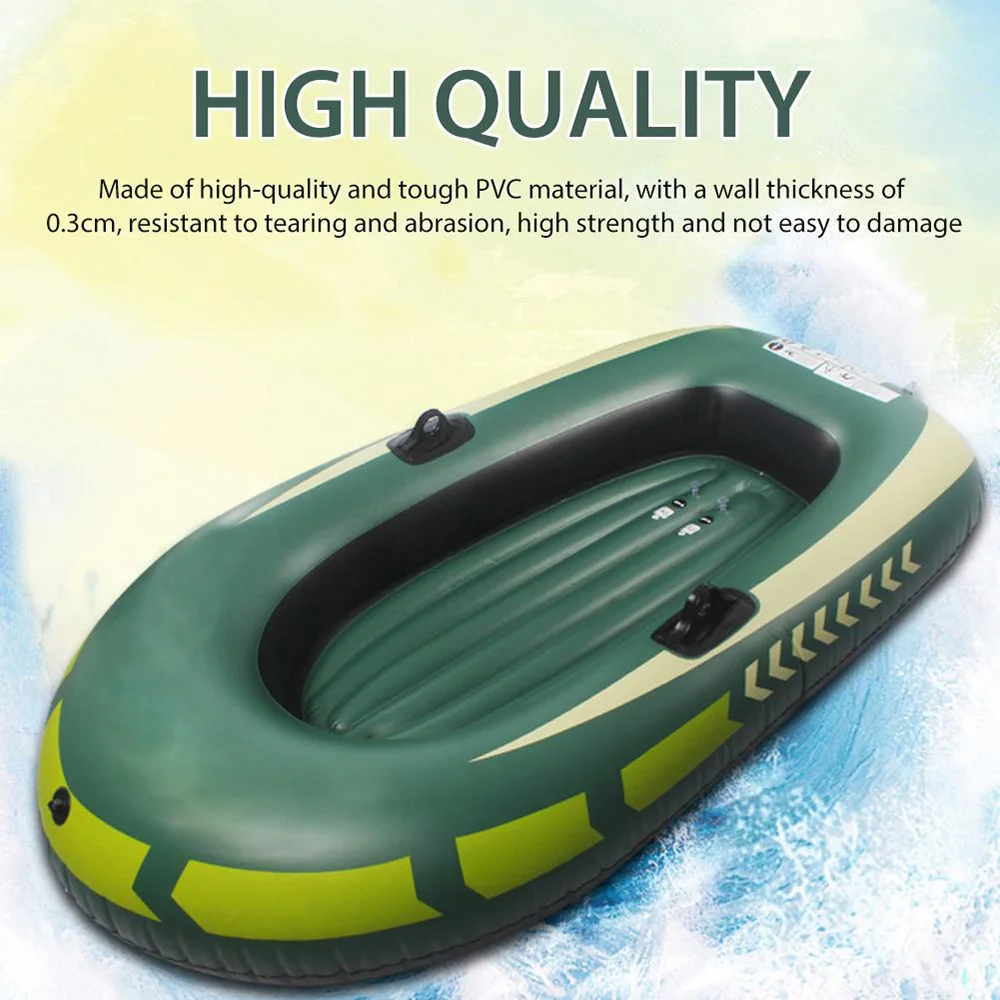 2-х местный семейный каноэ гребная воздушная лодка Рыбалка Дрифтинг Дайвинг