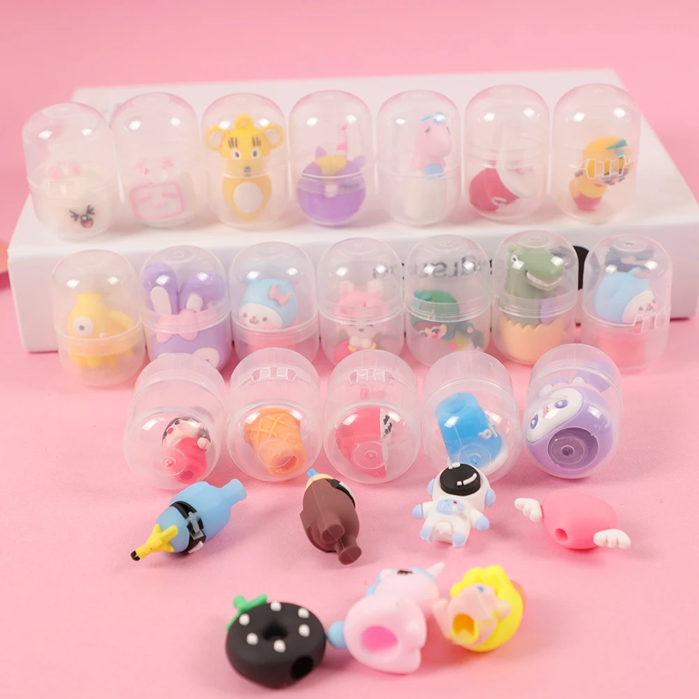 

20-50Pcs Funny Pill Surprise Egg Capsule Egg Ball Model Puppets Doll Toy For Kids Birthday Party Favor Goodie Bag Pinata Fillers