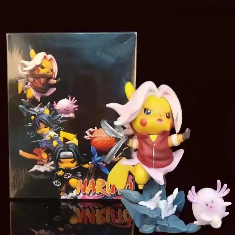 Экшн-фигурка из аниме Покемон Пикачу для косплея Наруто Харуно Сакура Учиха