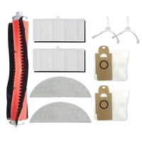 9pcs replacement parts for xiaomi lydsto r1 main side brush dust bag filter mop cloth vacuum cleaner accessories