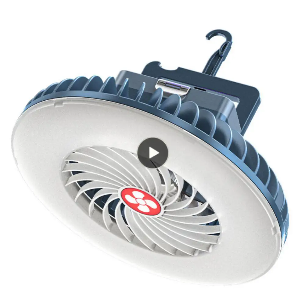 

Fan Tent Light Silent Invisible Fan Usb Rechargeable Outdoor Fan Portable Fan Light Tent Light Night Light Chandeliers